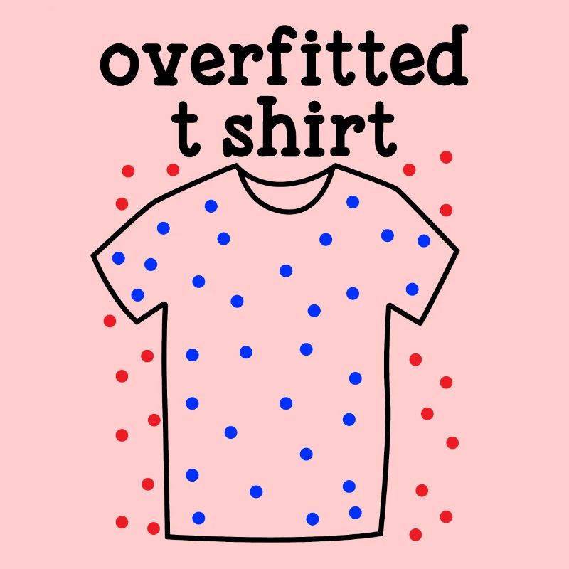 Machine Learning Overfitted T-Shirt