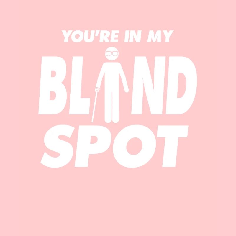 Conception de sarcasme à angle mort