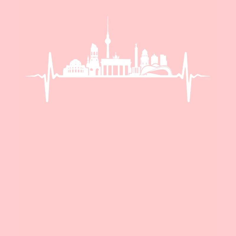 Berlin heartbeat gift Berlin skyline