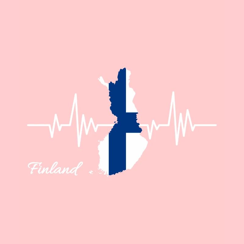 Finnland Herzschlag Geschenkidee
