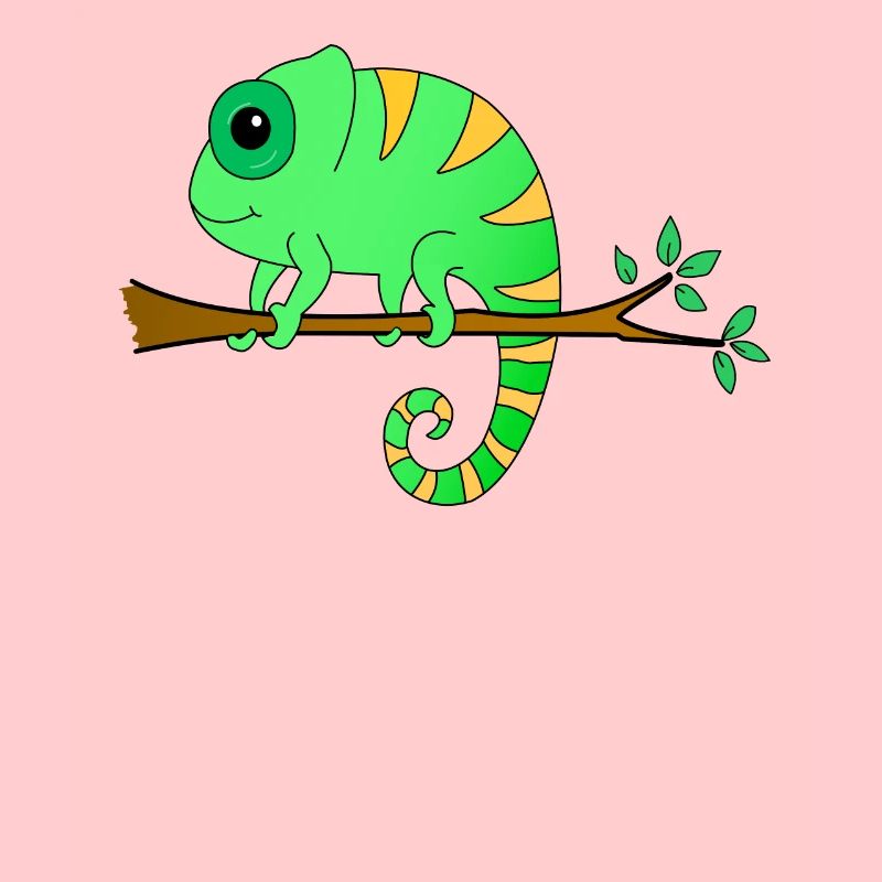 Chameleon on a branch