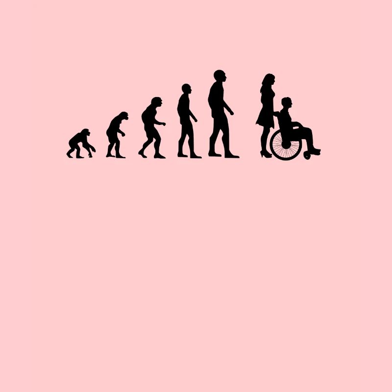 Wheelchair human evolution handicap
