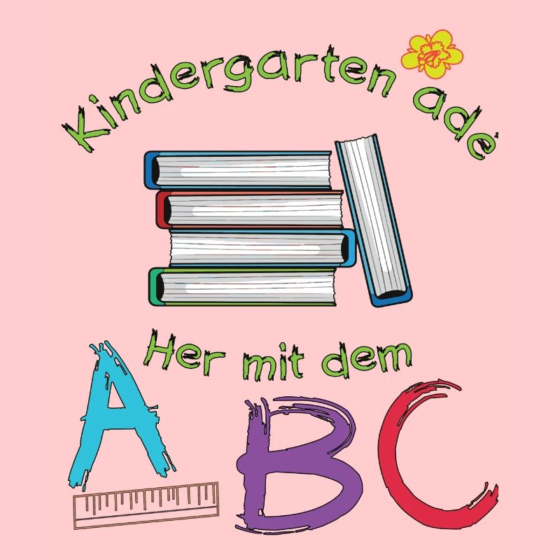 Kindergarten ade her mit dem ABC