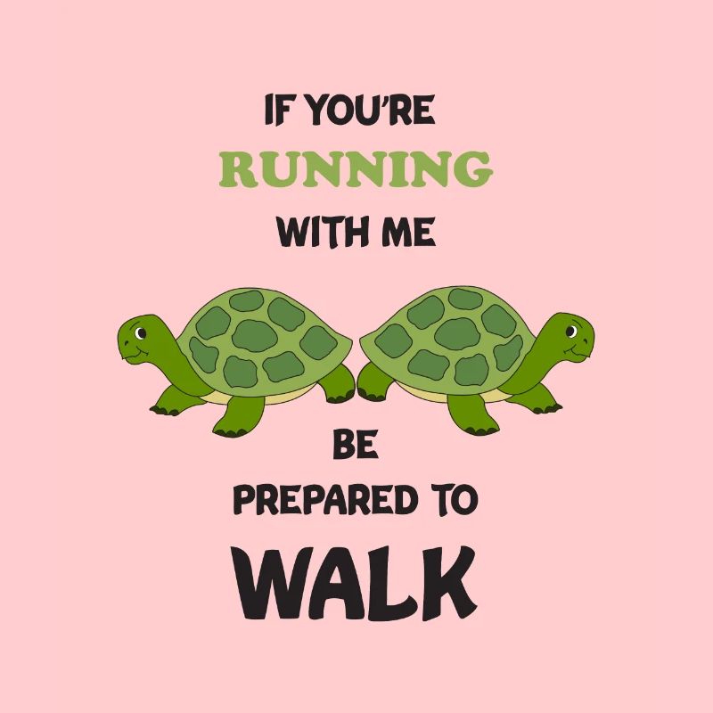 Running Funny Run Turtle Marathon Runner Gift