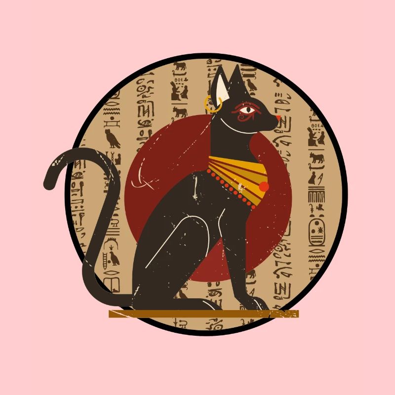 Sphinx chat d’Egypte Egypt Cercle