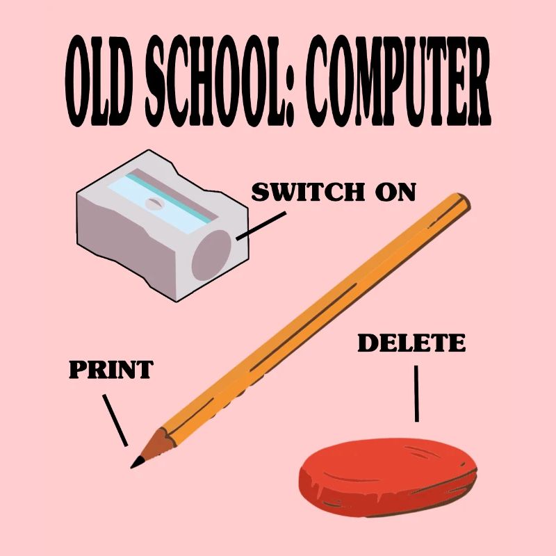 Old School Computer PC Technik