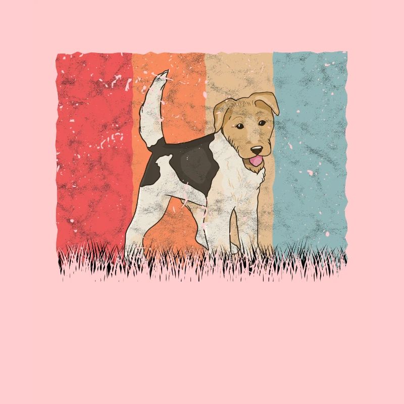 Wire Haired Fox Terrier Fox Terrier Vintage Gift