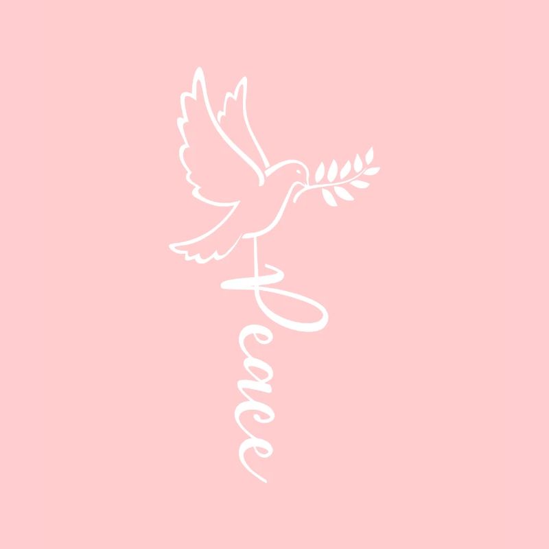 Peace Bird Peace Branche d'Olivier Peace