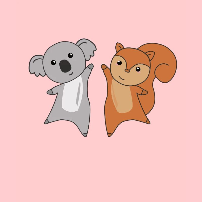 Koala Eichhörnchen süße Tiere Kinder Tierfreunde