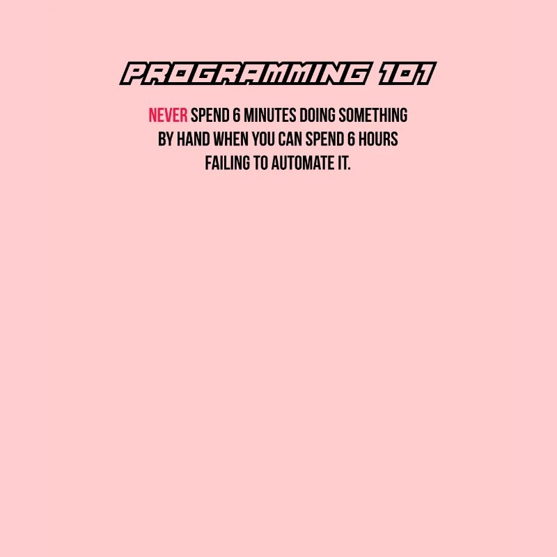 Automatisation drôle, programmation, informatique