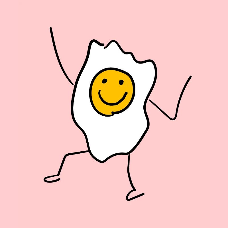 Ei Gelb lustiges Geschenk Eigelb Eier Spiegelei