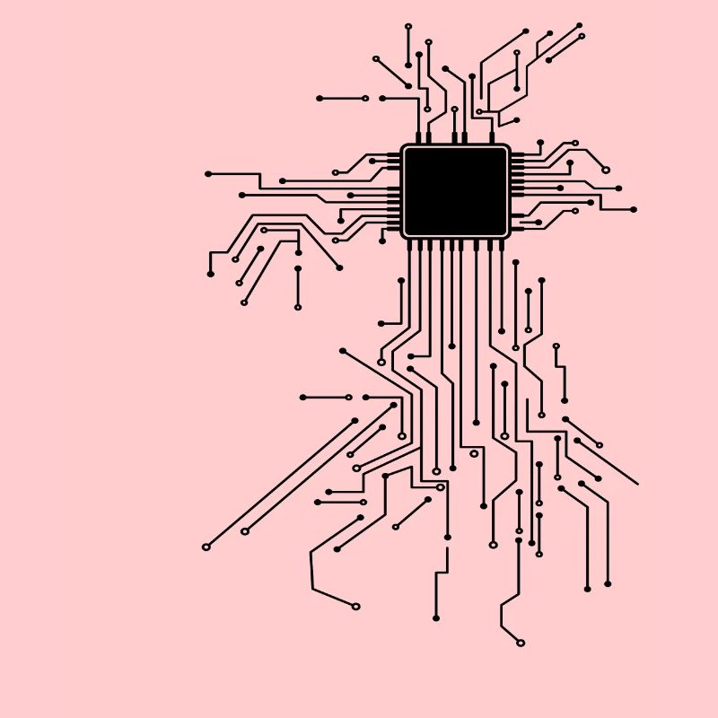 CPU Technik Nerd Computerchip Programmierer