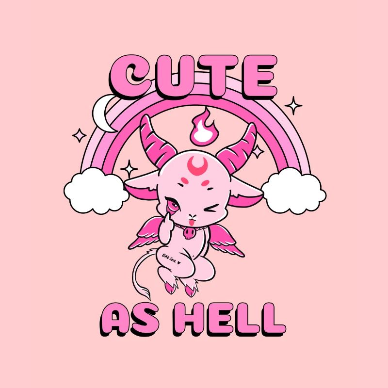 CUTE AS HELL Baphomet