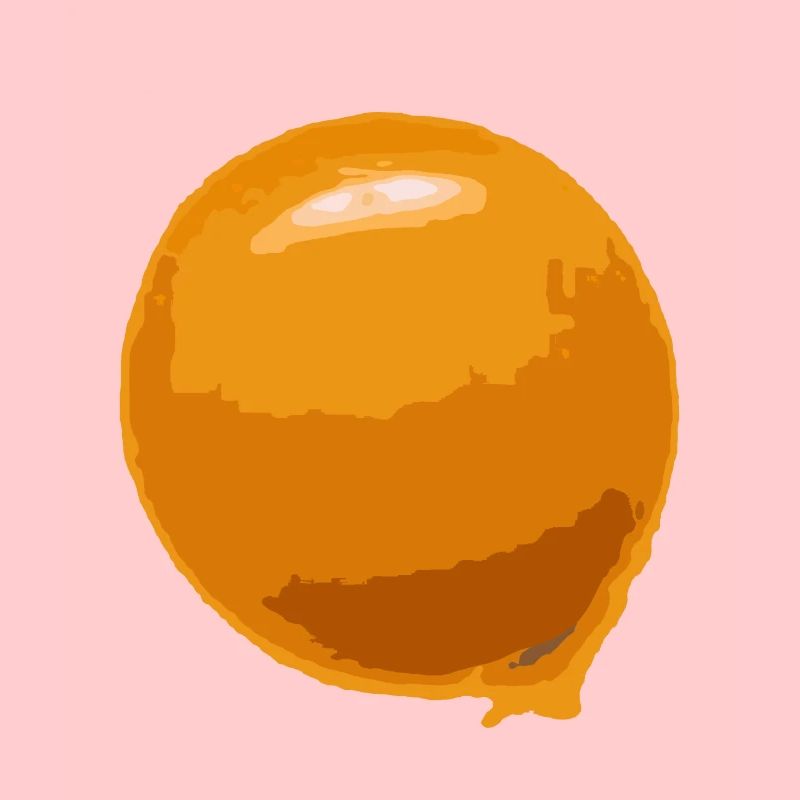 Spiegelei Kostüm Halloween Karneval Eigelb Dotter