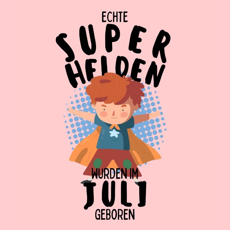 Echte Superhelden wurden im Juli geboren Junge