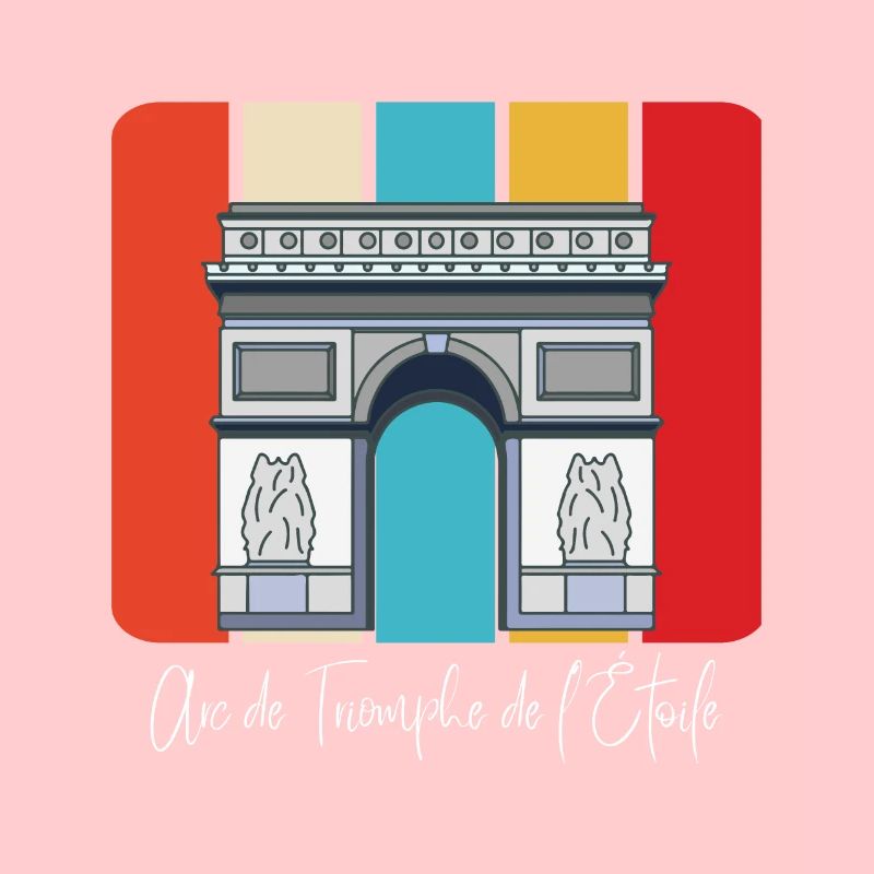 Paris Arc de Triumphe Frankreich Triumphbogen