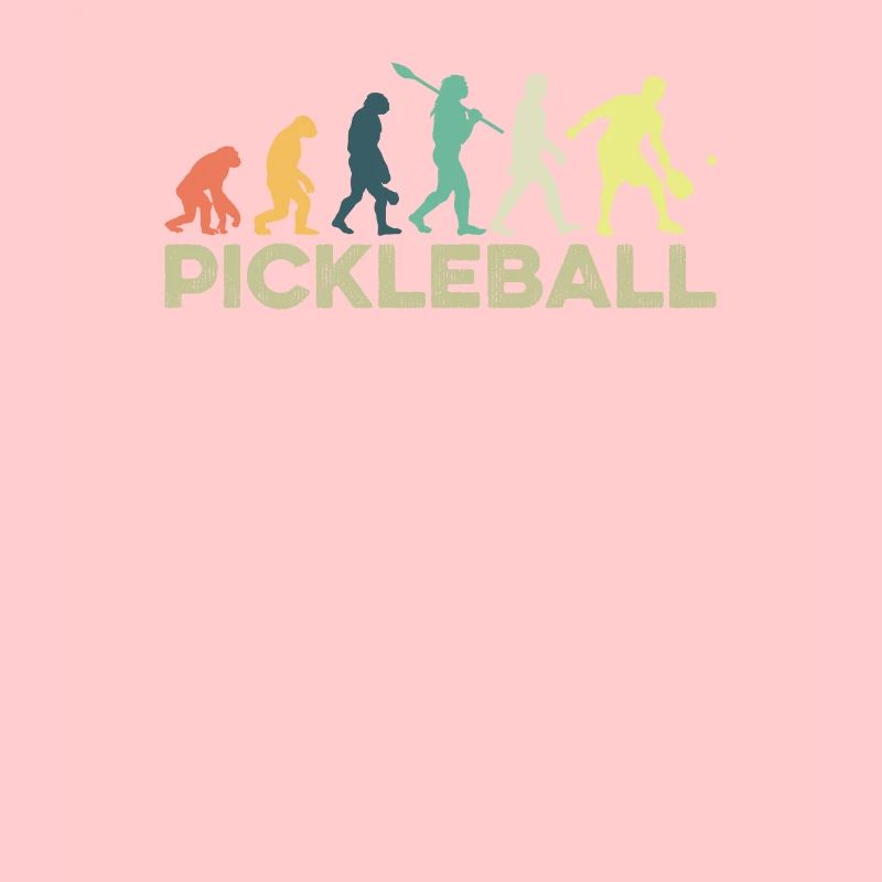 Drôle d’évolution Paddle Pickleball Player Dink Fun