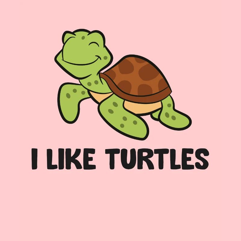I Like Turtles Ocean Cute Sea Turtle