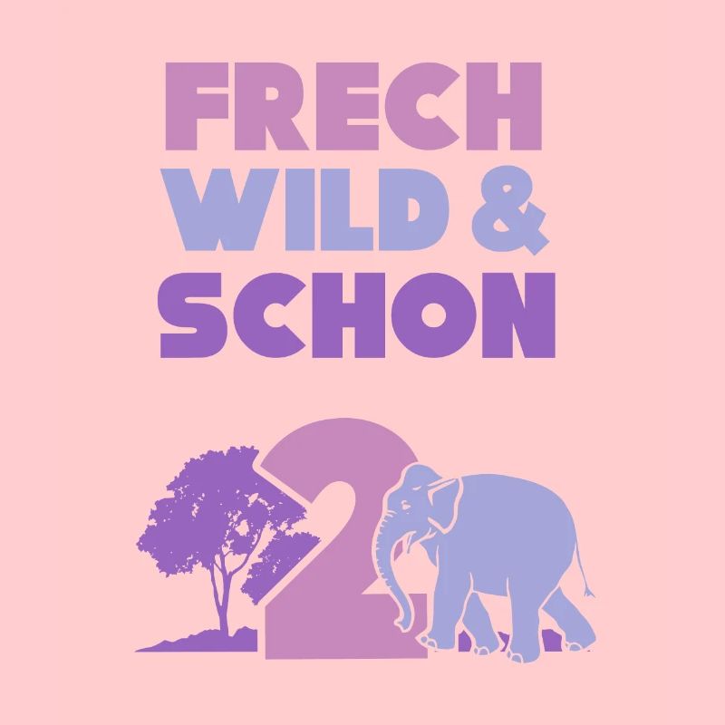 2 Jahre Geburtstag Junge Mädchen Elefant