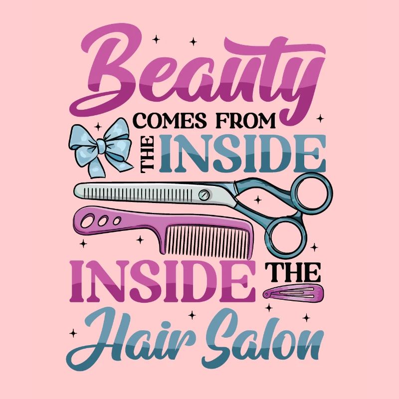 La beauté vient de l’intérieur du salon de coiffure