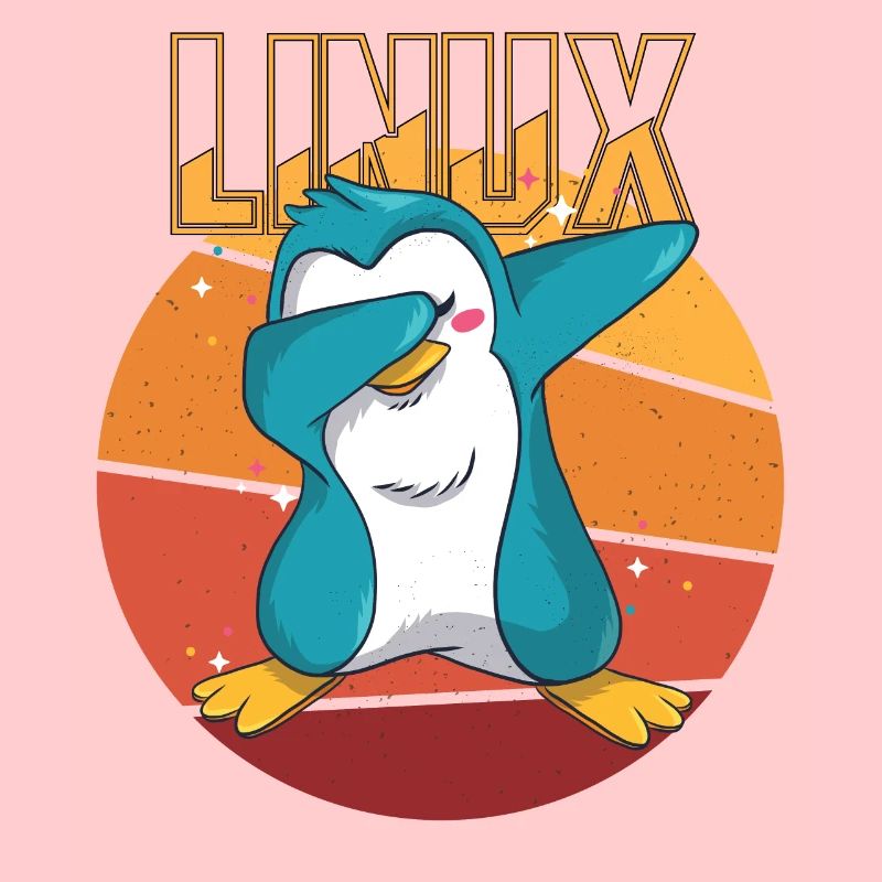 Geek Linux Root Party Penguin Nerd Programmer Comp