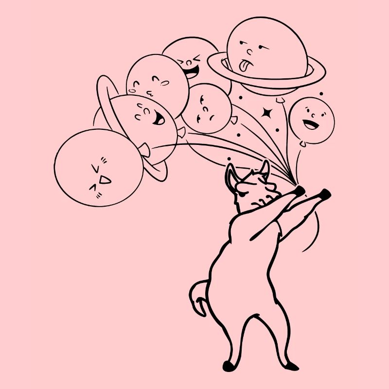 Solar System Planets - Aerospace Funny Llama Alpac