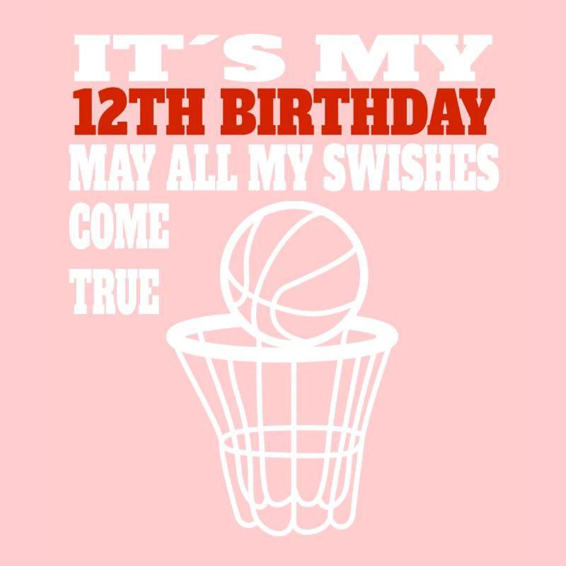 12e anniversaire basketteur 12 ans basketteur