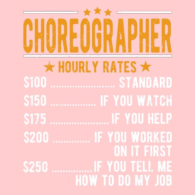 Chorégraphe salaire horaire