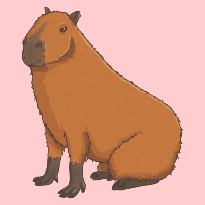 Süßes Capybara