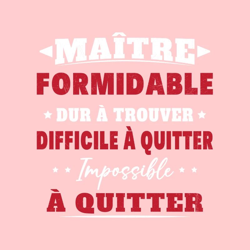Maître formidable idée cadeau maître d'école