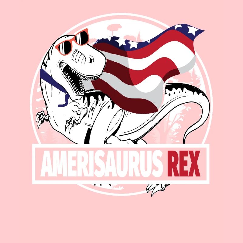 4. Juli Amerisaurus Rex Design