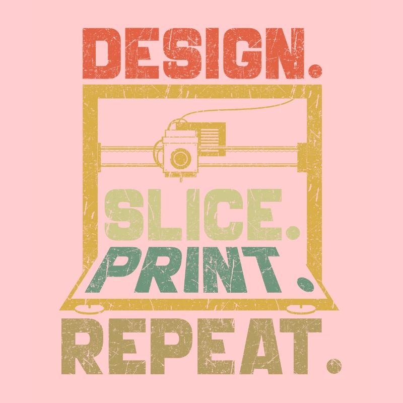 Impression 3D Imprimante 3D Retro Design Slice Print