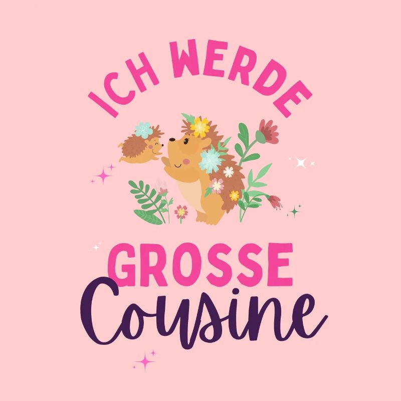 Ich werde Große Cousine 2024 Loading Igel Herz