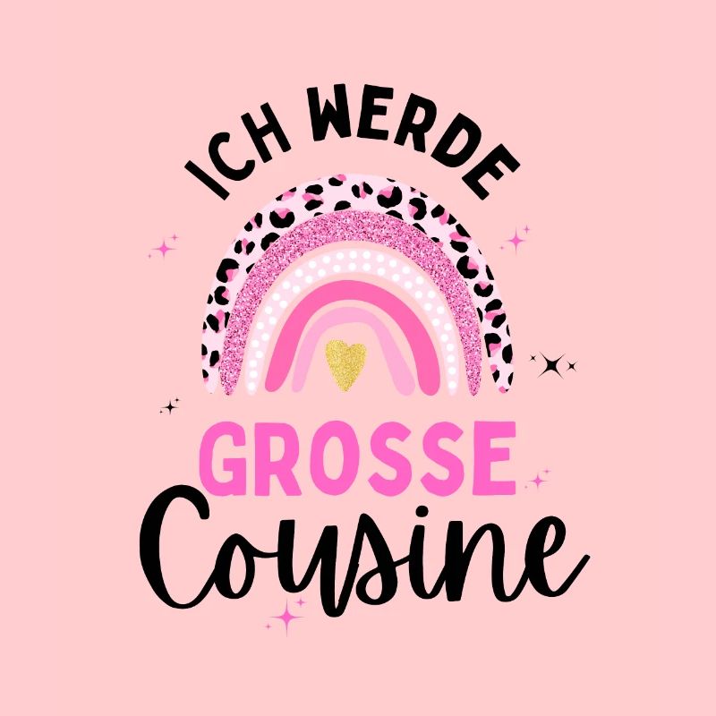 Große Cousine 2024 Loading Regenbogen Herz