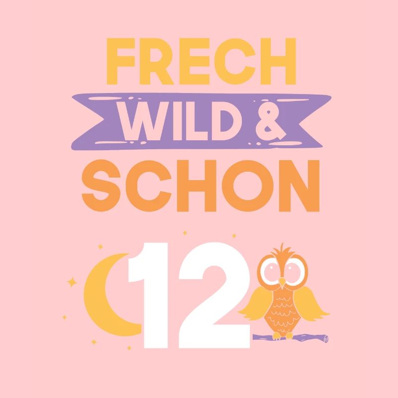 12 Jahre Geburtstag Junge Mädchen Eule