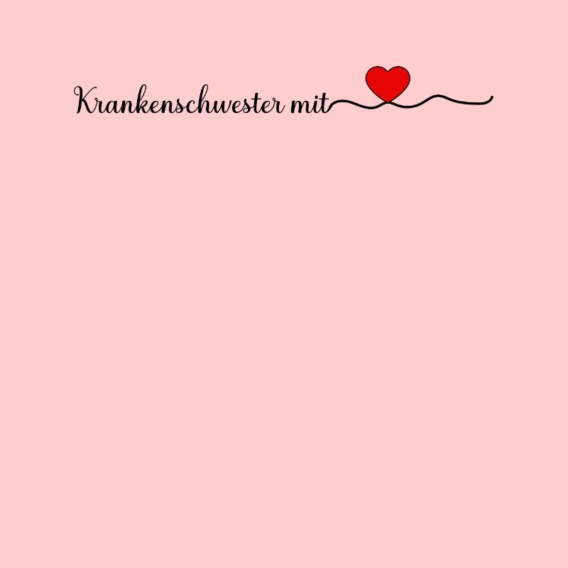 Krankenschwester mit Herz - Krankenschwester