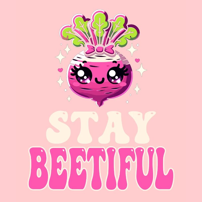 Beetroot Love - Restez Beetiful Kawaii Beets Pun