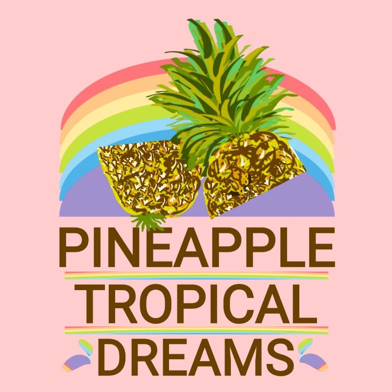 Arc-en-ciel d'ananas