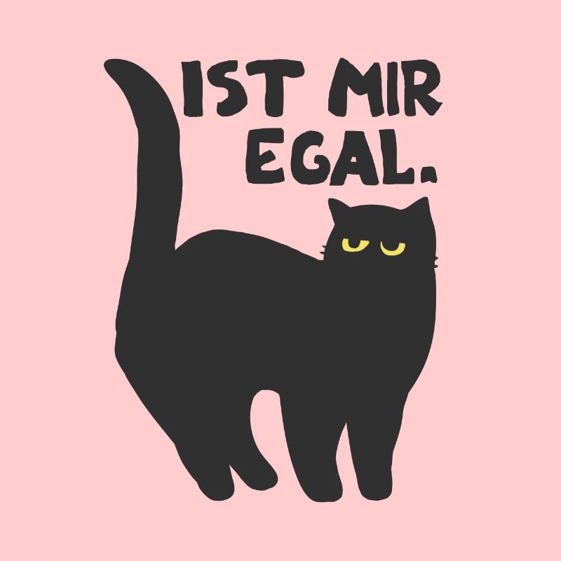 faule Katze Kätzchen Spruch Geschenkidee Katzen