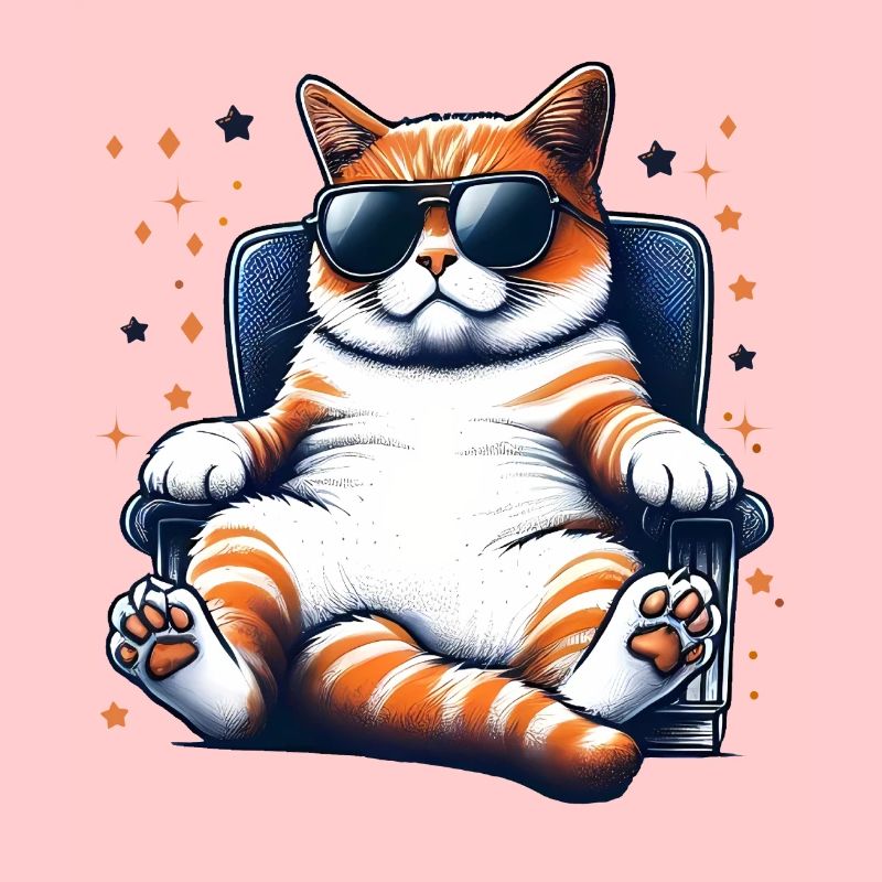 Abgeschottete Katze