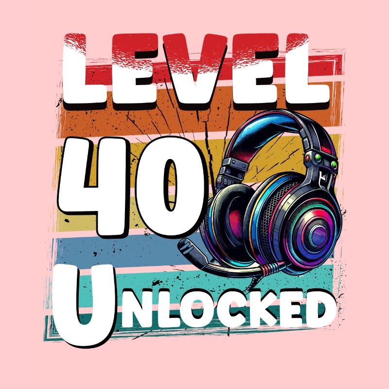 Gaming Geburtstag Level 40 freigeschaltet Zocker