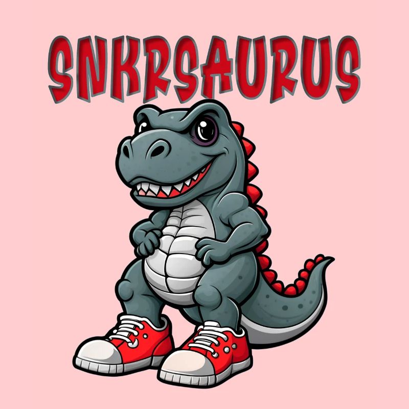 Conception drôle de Snkrsaurus