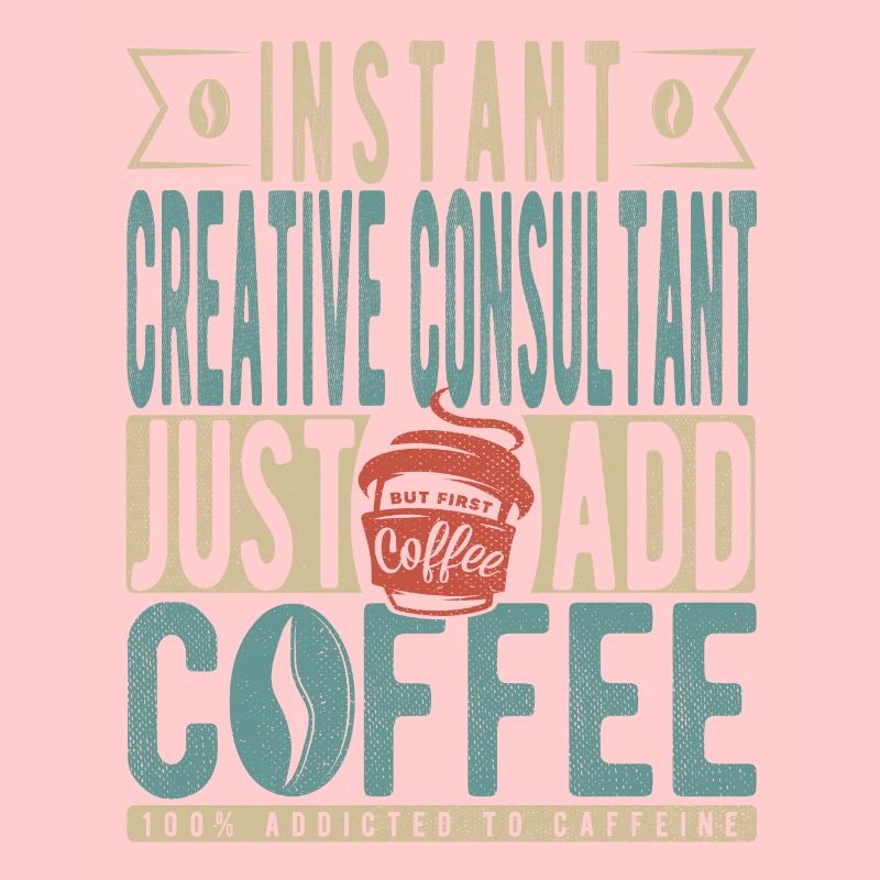 Consultant créatif instantané Il suffit d’ajouter du café