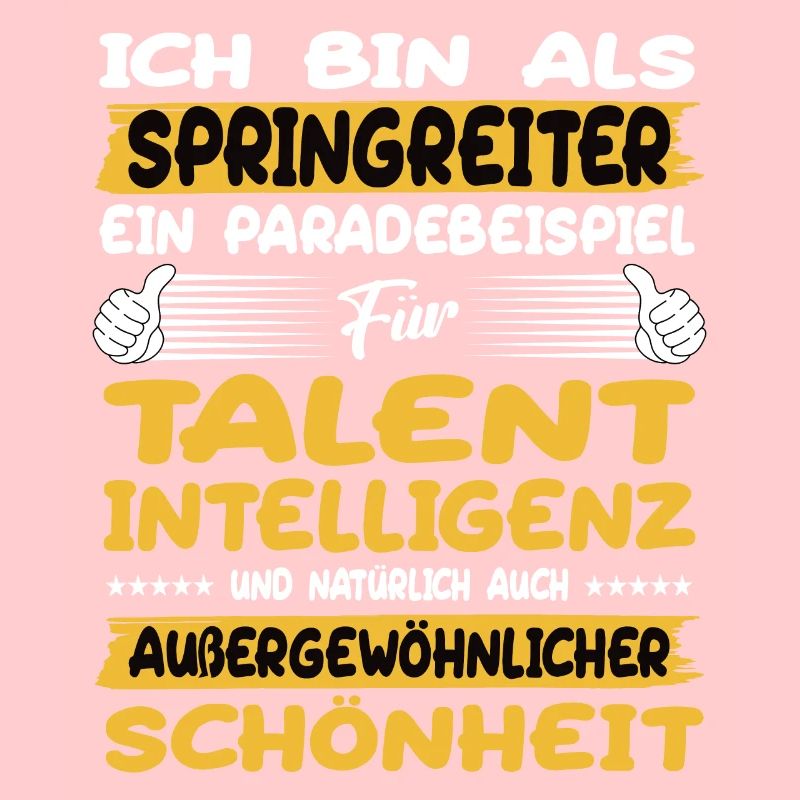 Springreiter ein Paradebeispiel Springreiten