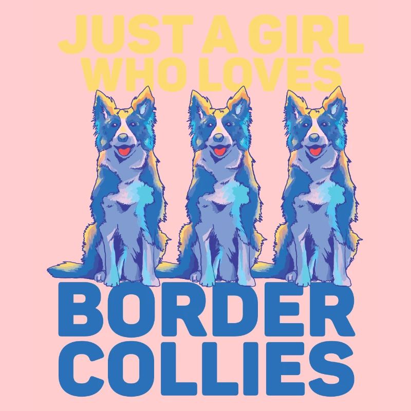 Design unique d’amant de chien Border Collie