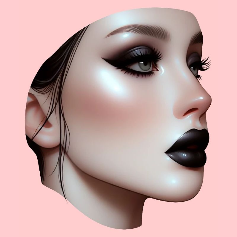 Gesicht - Schwarze Lippe