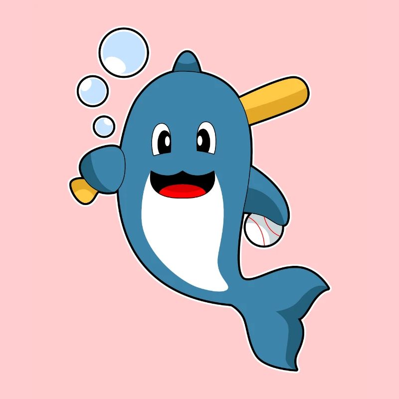 Delfin Baseball Baseballschläger