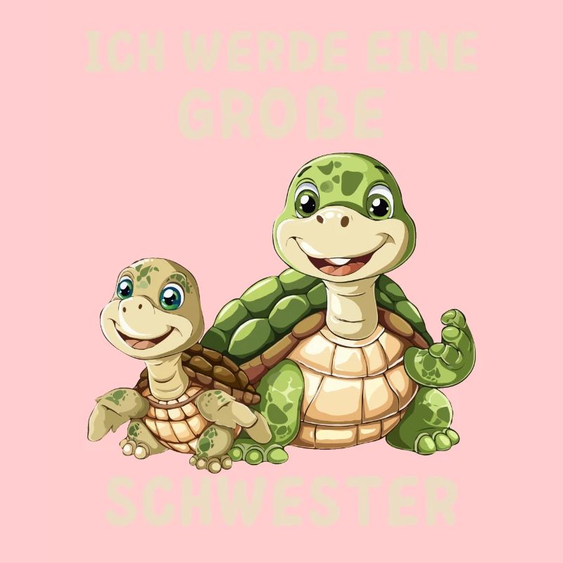 Ich werde eine große Schwester Schildkröte