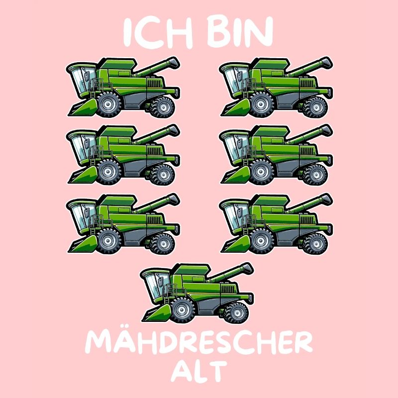 Ich bin 7 Mähdrescher alt 7. Geburtstag
