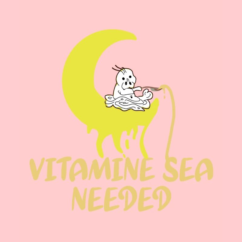 Vitamines Océan Utilisé Drôle